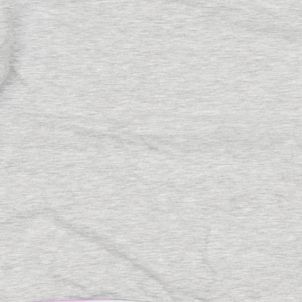 George Girls Grey Round Neck Polyester Pullover Jumper Size 10-11 Years Pullover - Nap Queen