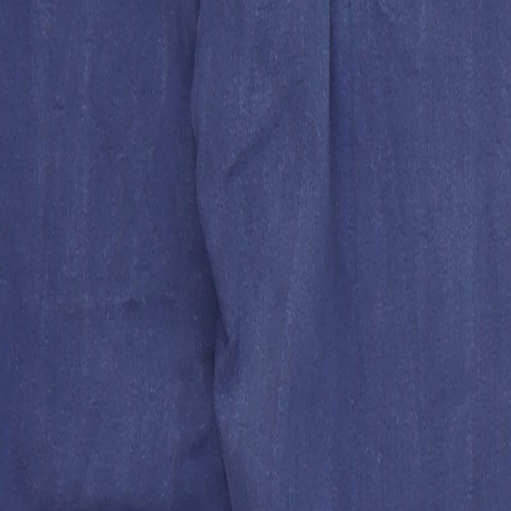 Marks & Spencer Womens Blue Lyocell Skinny Jeans Size 8 L27 in Regular Zip
