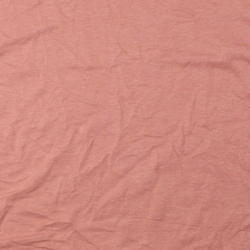 NEXT Womens Pink Cotton Pullover Sweatshirt Size 12 Pullover