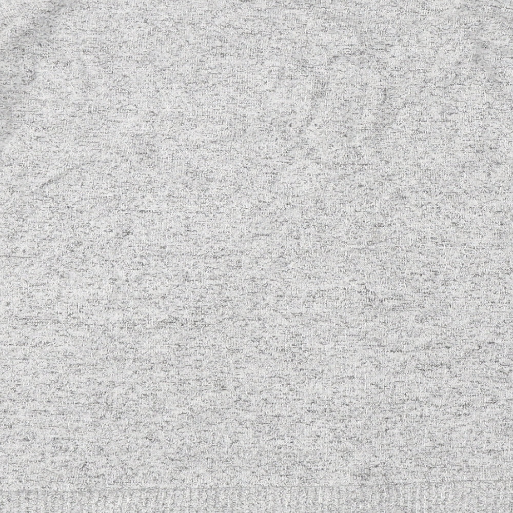 NEXT Womens Grey Scoop Neck Polyester Pullover Jumper Size 16