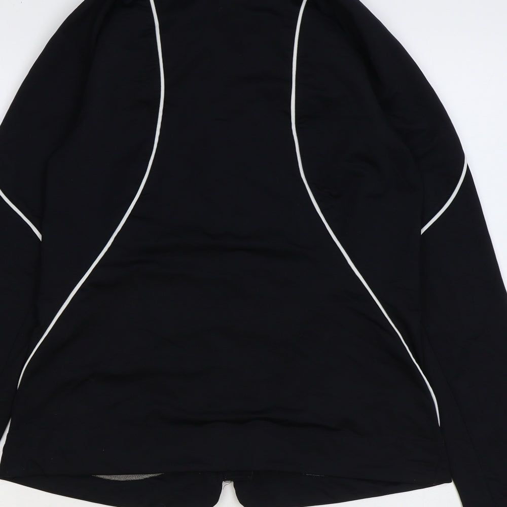 K-Swiss Womens Black Jacket Size 12 Zip