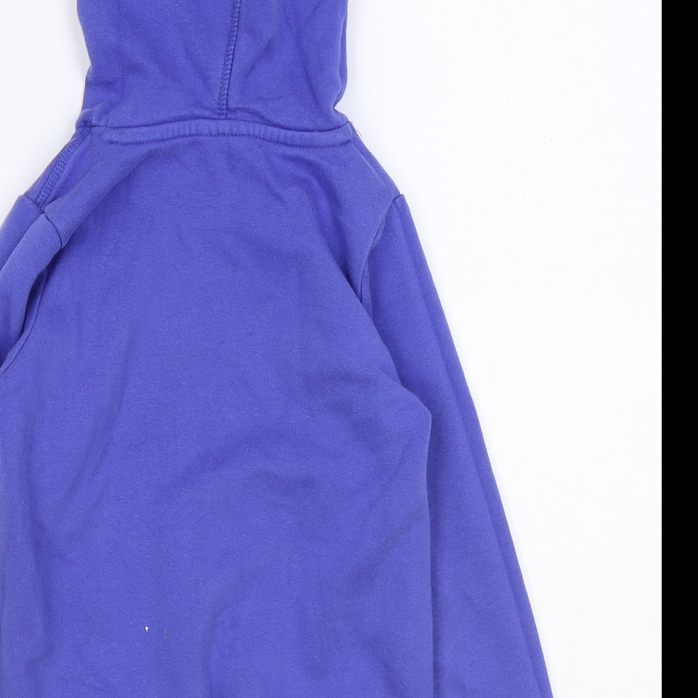 Umbro Boys Blue Polyester Pullover Hoodie Size 6-7 Years Pullover