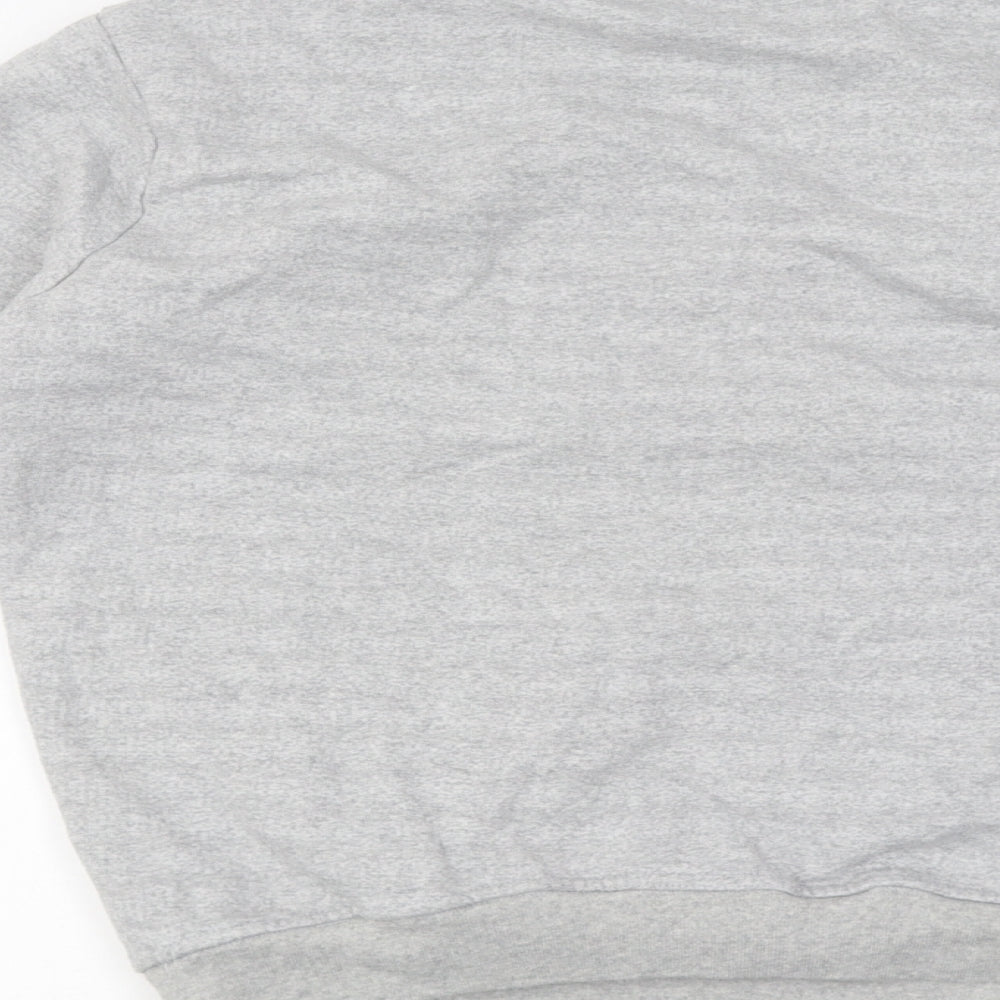 Filthy Living Mens Grey Round Neck Polyester Pullover Jumper Size S