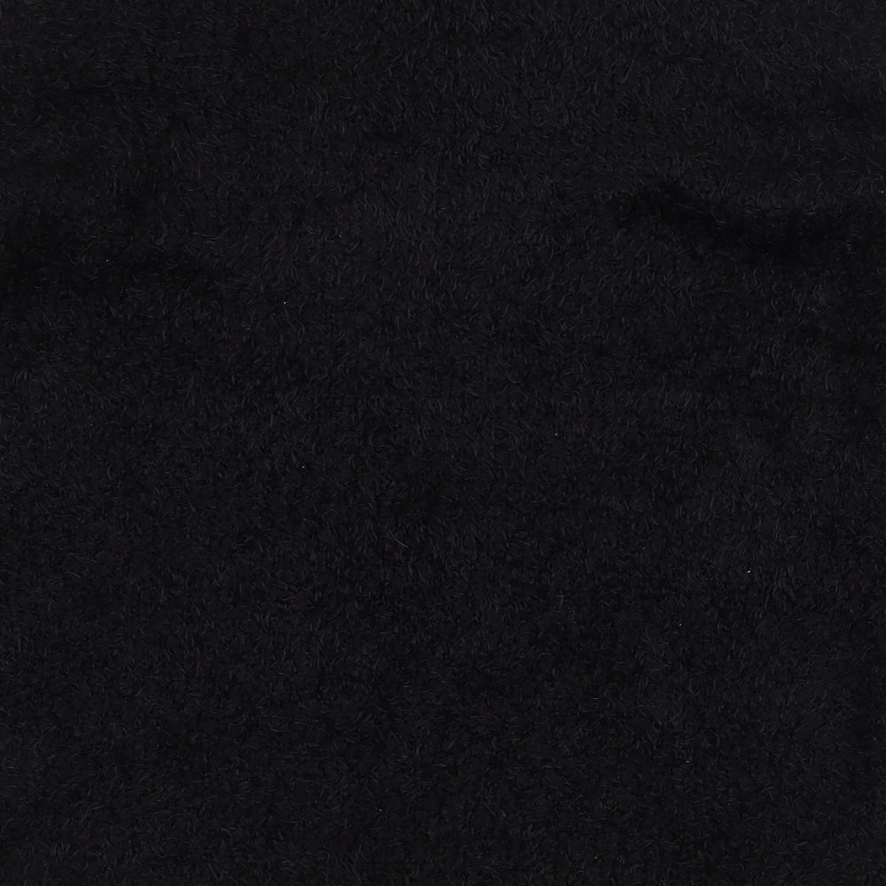 David Emmanuel Womens Black Polyester Pullover Sweatshirt Size M Pullover - Flowers