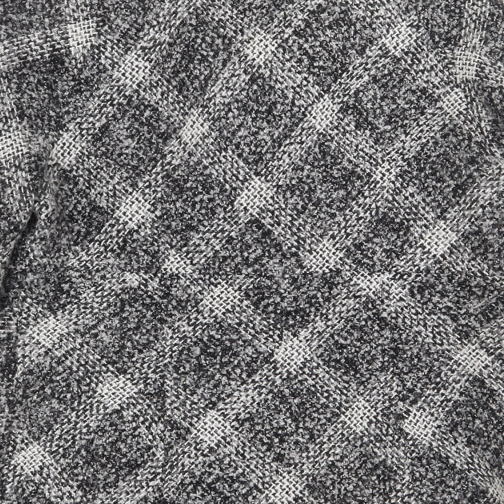 Per Una Womens Grey Plaid Jacket Size 12 Button