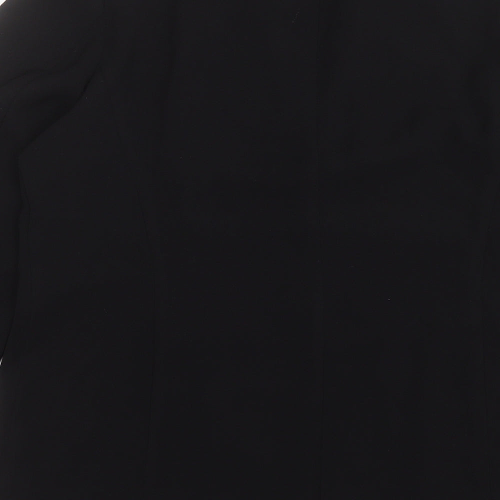 Etam Womens Black Jacket Blazer Size 14 Hook & Eye