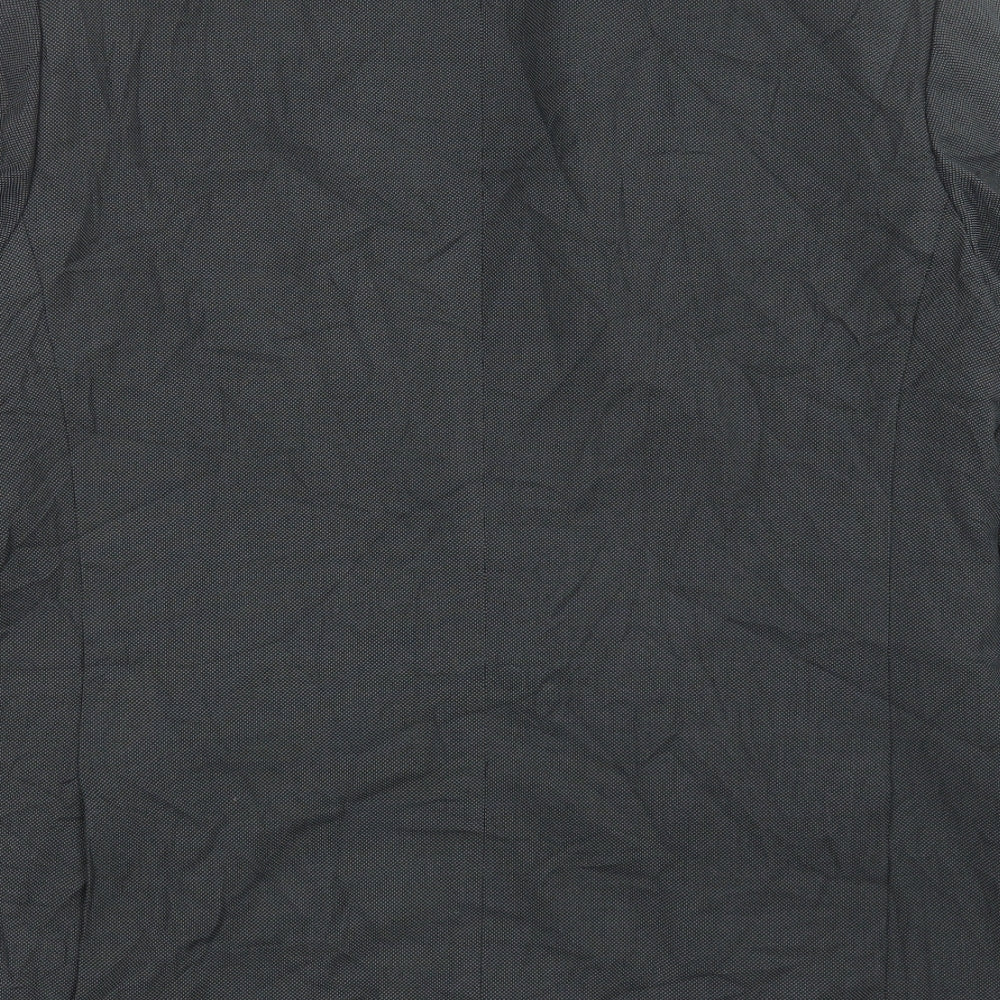 Greenwood Mens Grey Polyester Jacket Suit Jacket Size 40