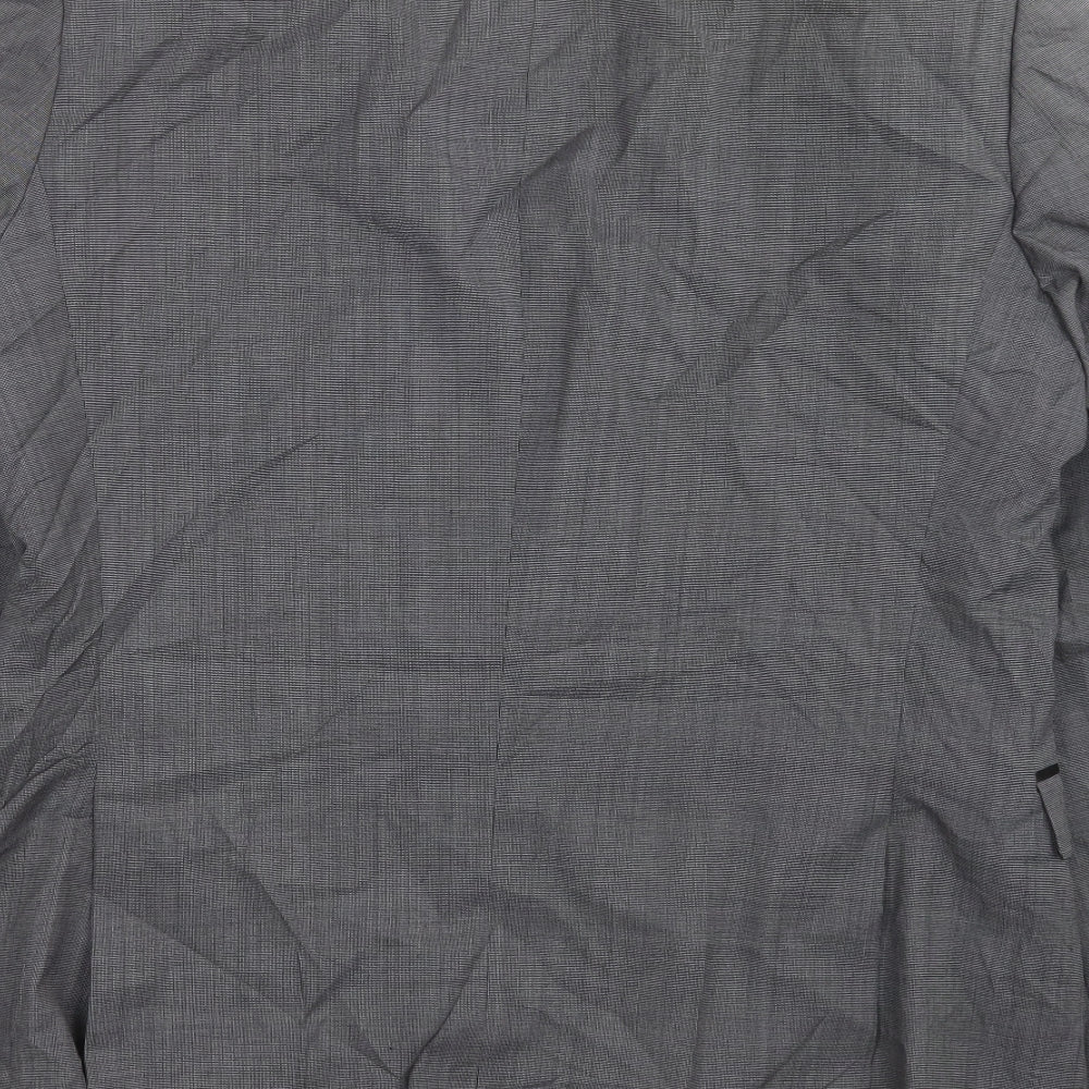 Topman Mens Grey Polyester Jacket Suit Jacket Size 40