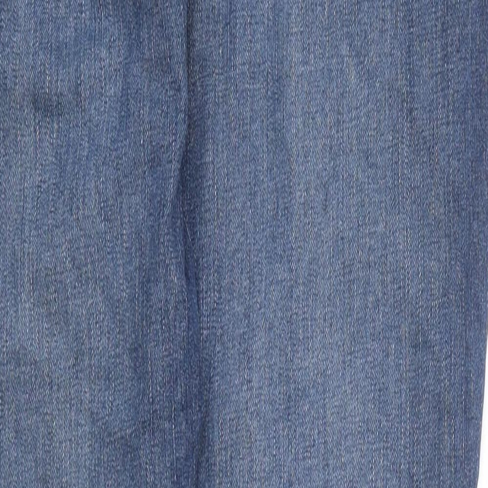 Preworn Womens Blue Polyester Skinny Jeans Size 34 in L32 in Regular Tie