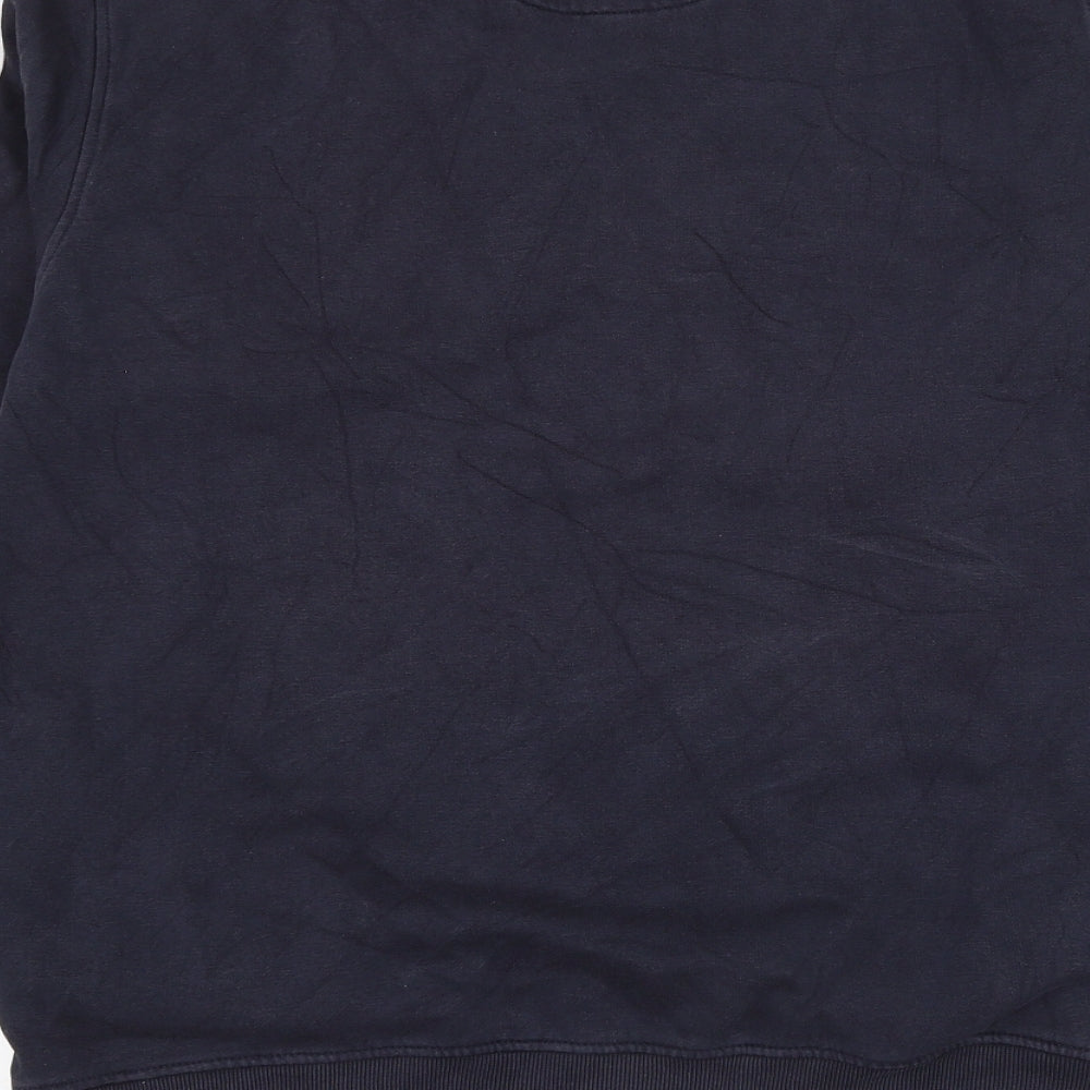 Max Mens Blue Cotton Pullover Sweatshirt Size L - Pride And Glory