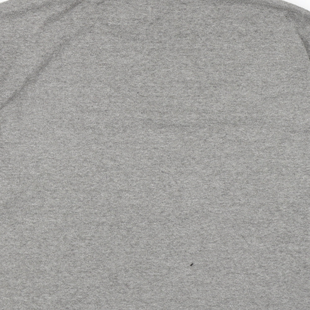 Marks & Spencer Womens Grey Viscose Pullover Sweatshirt Size 14 Pullover