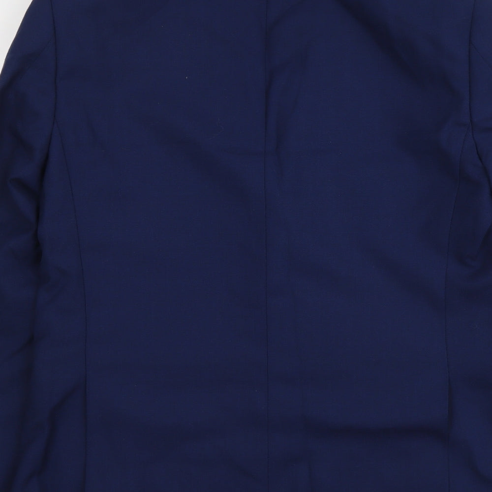 Remus Umo Mens Blue Wool Jacket Suit Jacket Size M