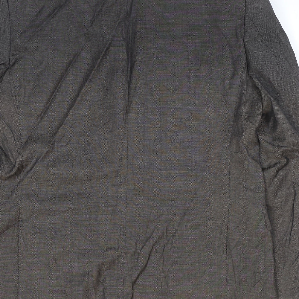 Marks & Spencer Mens Brown Wool Jacket Suit Jacket Size 40