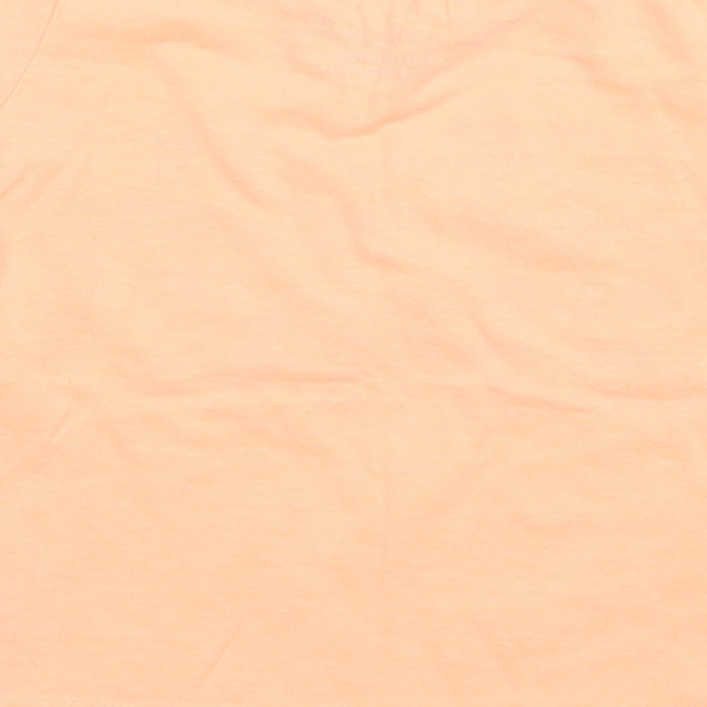 Primark Boys Orange Polyester Basic T-Shirt Size 9-12 Months Round Neck Pullover - Totally Epic