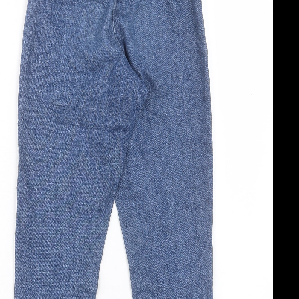 NEXT Girls Blue Cotton Straight Jeans Regular Pullover