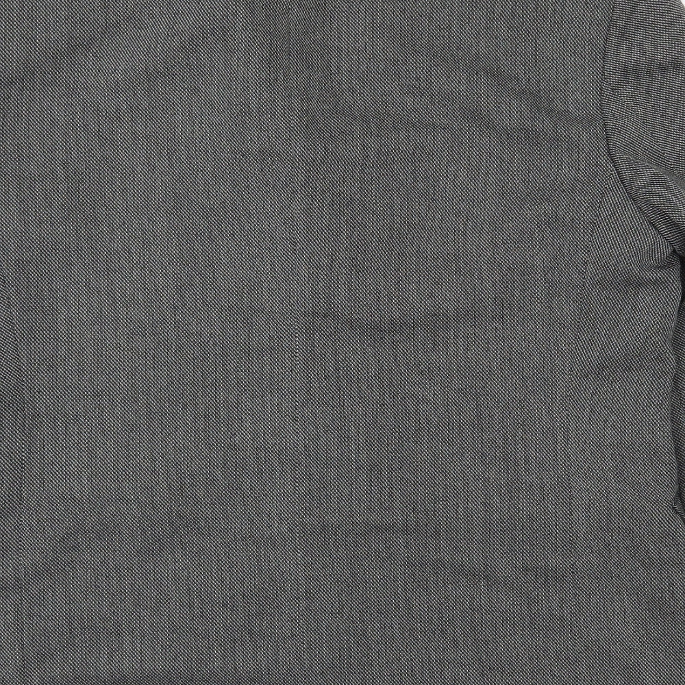 Marks & Spencer Mens Grey Wool Jacket Blazer Size L