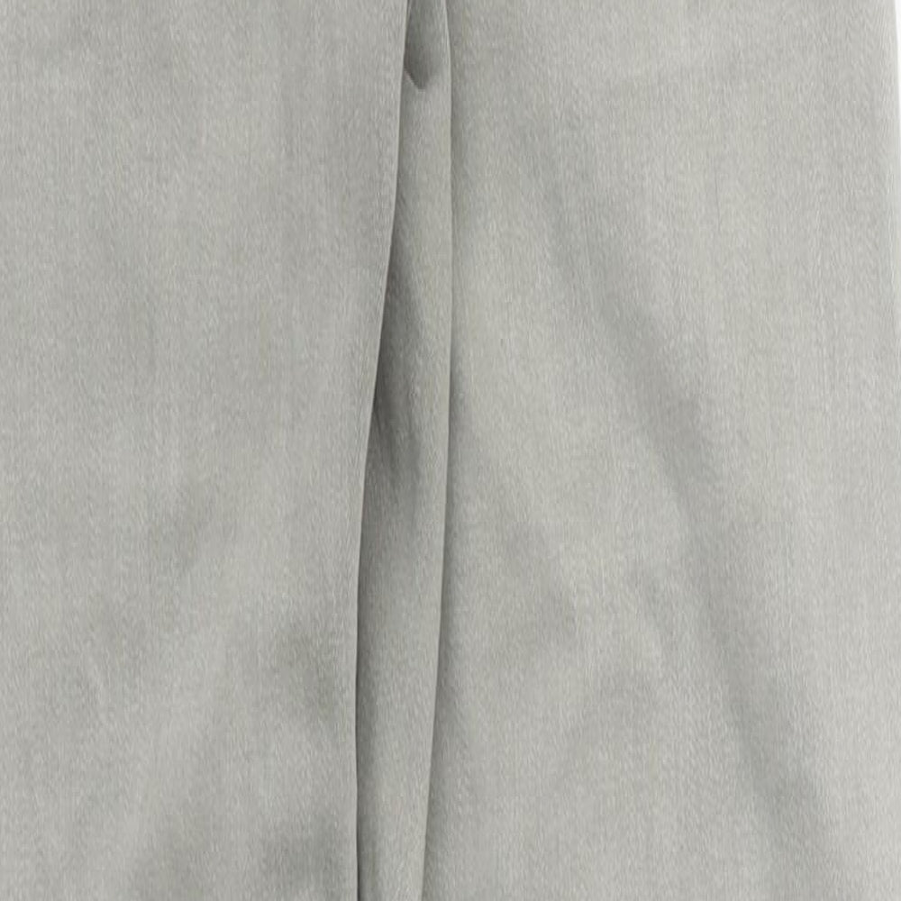 Preworn Womens Grey 100% Cotton Skinny Jeans Size 30 in L32.5 in Regular Zip