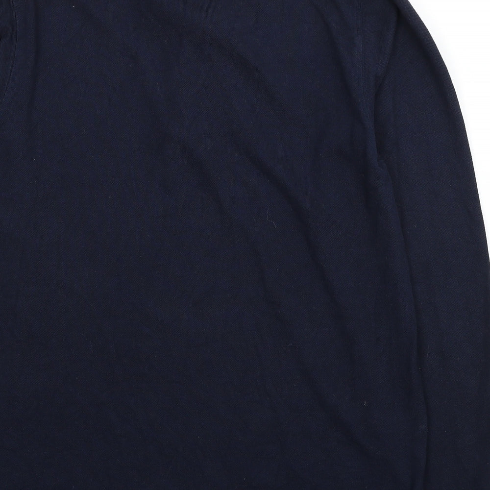 South Bay Mens Blue Polyester Pullover Sweatshirt Size S