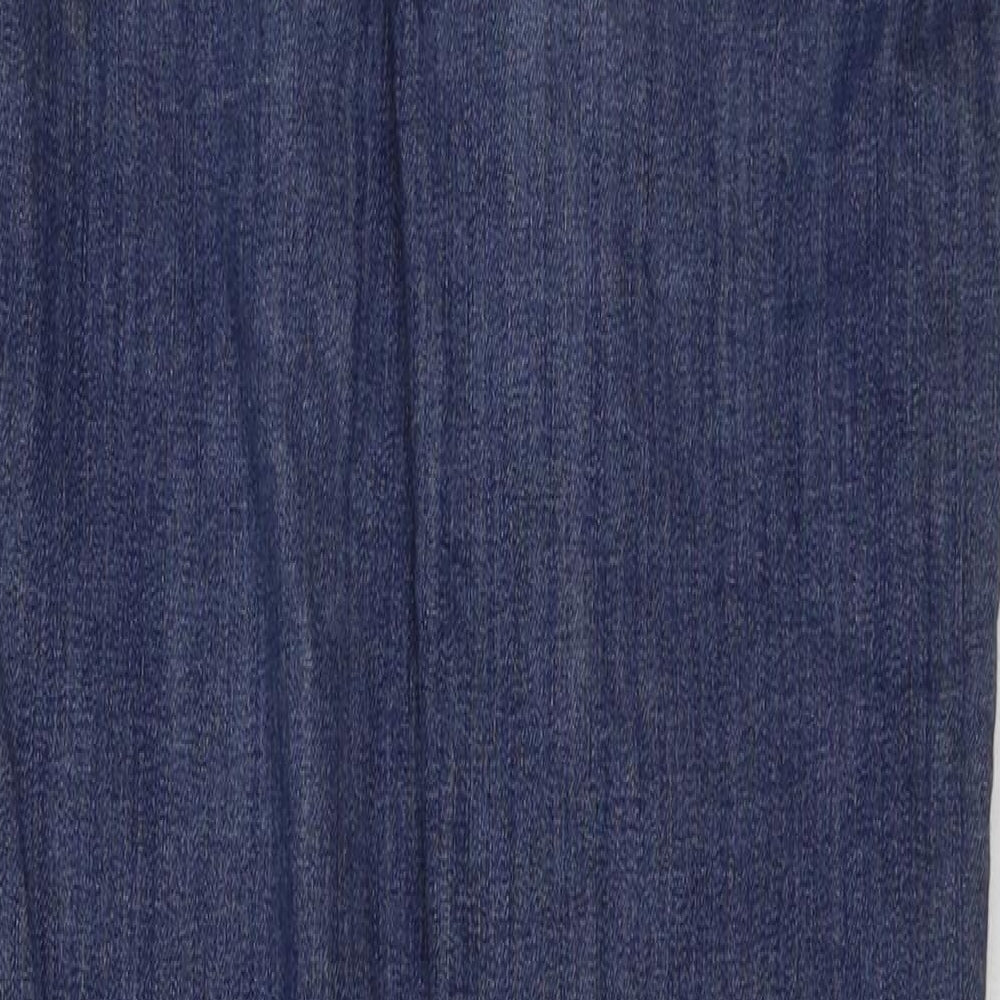 H&M Womens Blue Cotton Skinny Jeans Size 26 in L31 in Regular Button