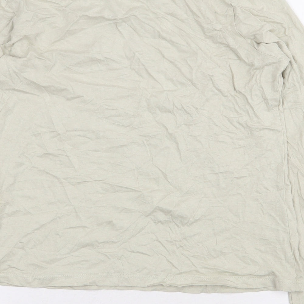 Primark Girls Green 100% Cotton Basic T-Shirt Size 11-12 Years Round Neck Pullover - NYC