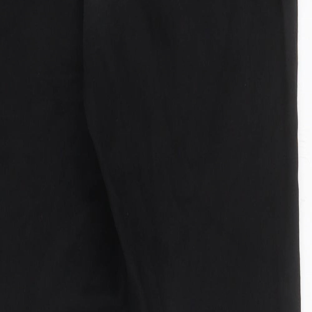 Marks and Spencer Womens Black 100% Cotton Skinny Jeans Size 10 L29 in Extra-Slim Zip