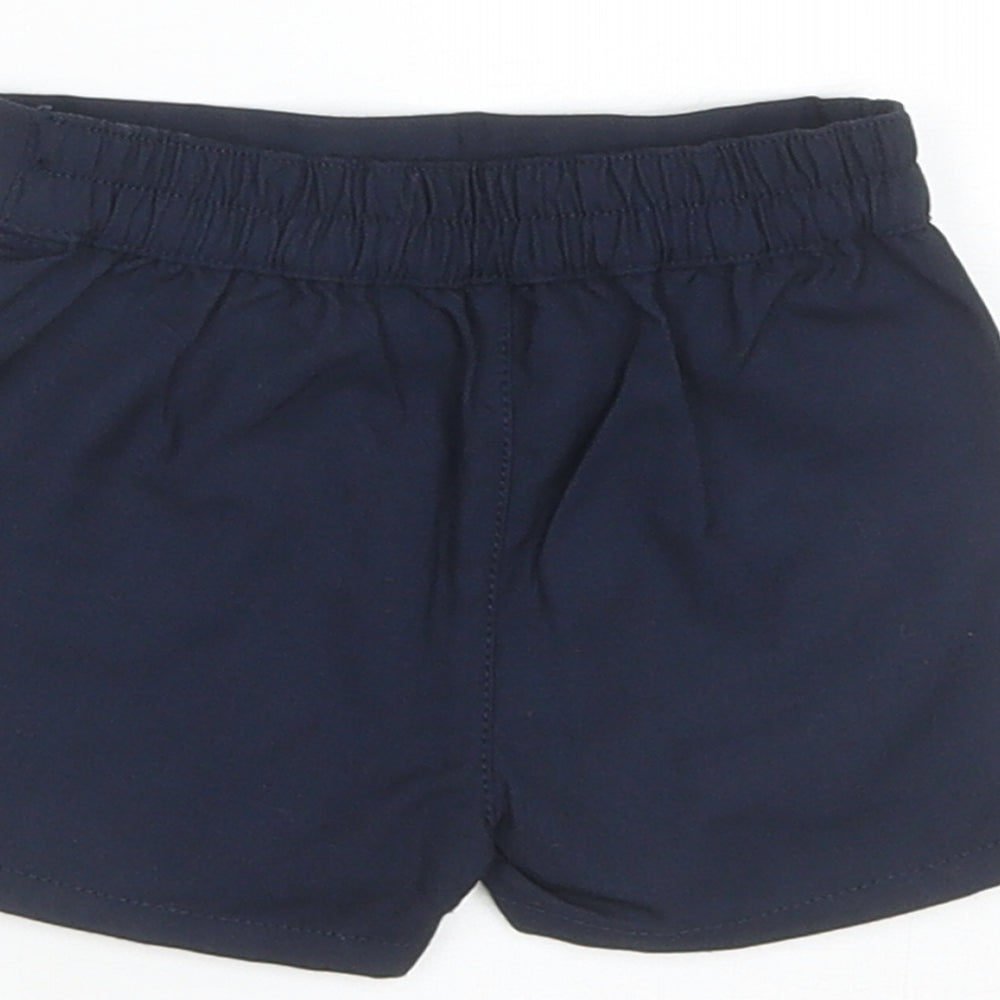 Primark Baby Blue Polyester Cropped Trousers Size 0-3 Months Pullover