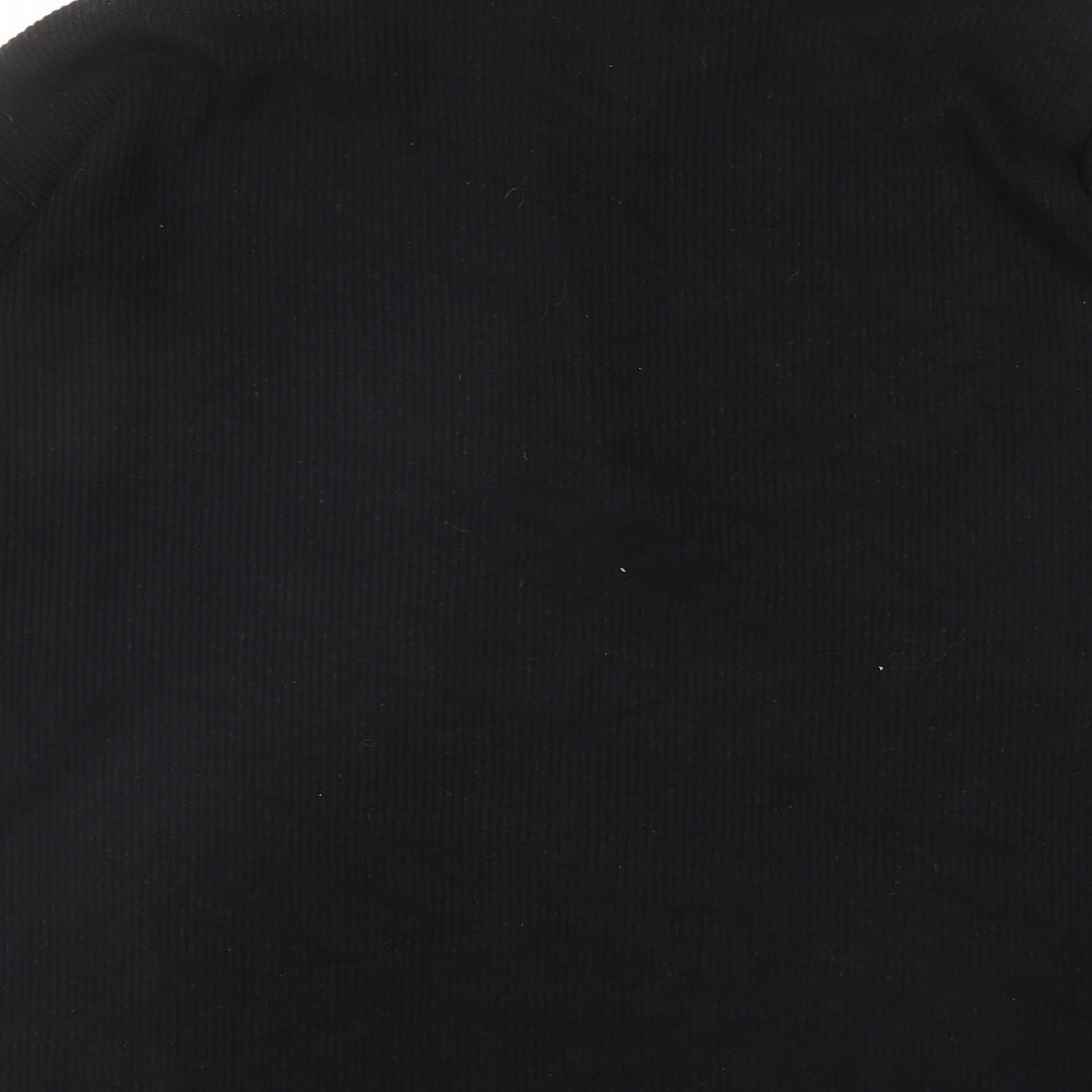 H&M Womens Black High Neck Polyester Pullover Jumper Size M