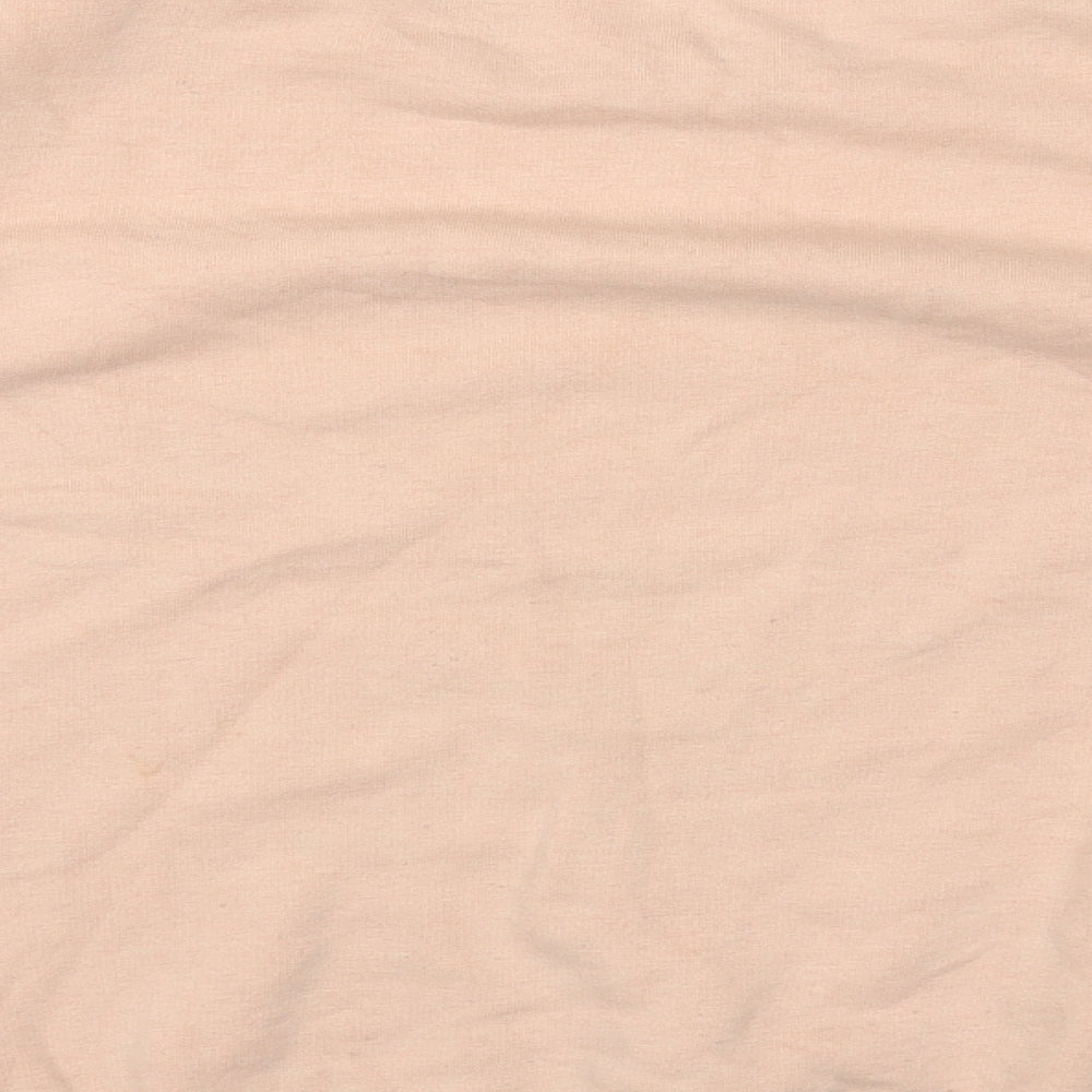H&M Womens Pink Round Neck Cotton Pullover Jumper Size M