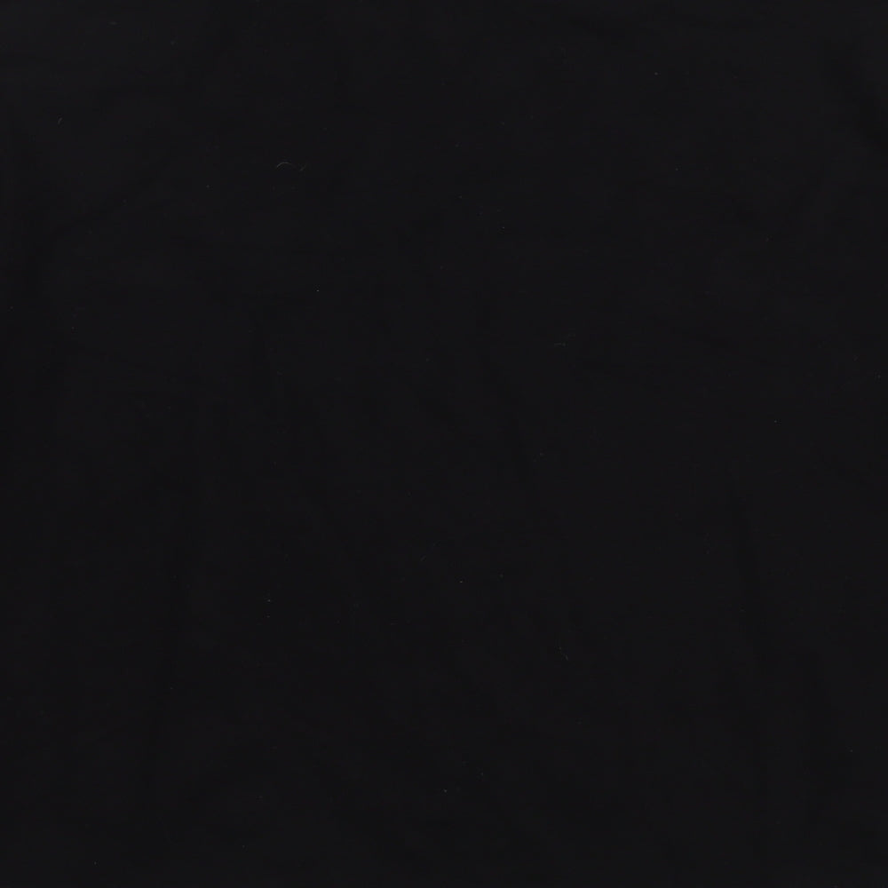 Mango Womens Black Viscose Pullover Sweatshirt Size L Pullover