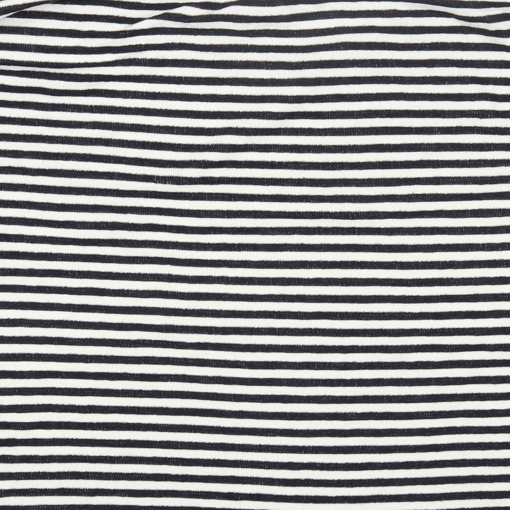 NEXT Womens Multicoloured Round Neck Striped Cotton Pullover Jumper Size 14