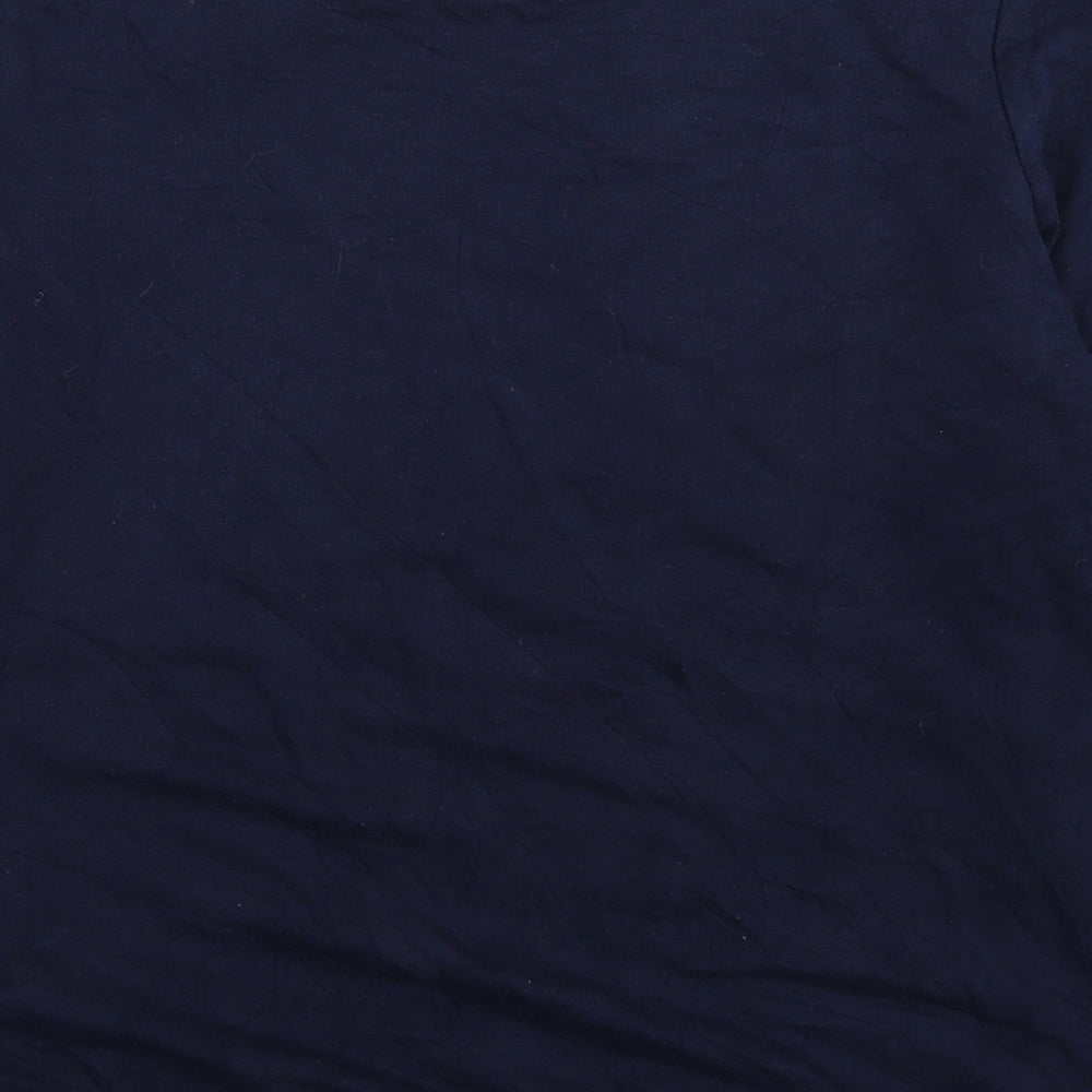 Dorothy Perkins Womens Blue Cotton Pullover Sweatshirt Size 10 Pullover