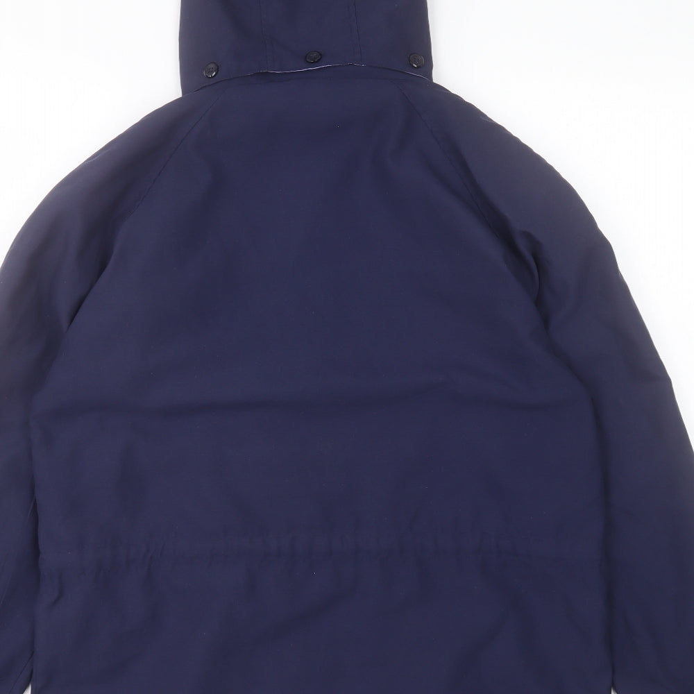 STATURE Womens Blue Jacket Coat Size 10 Zip
