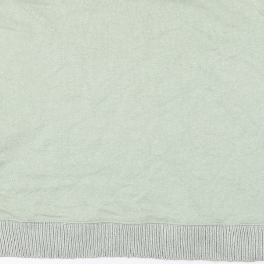 Primark Womens Green Cotton Pullover Sweatshirt Size 14 Pullover - Size 14-16