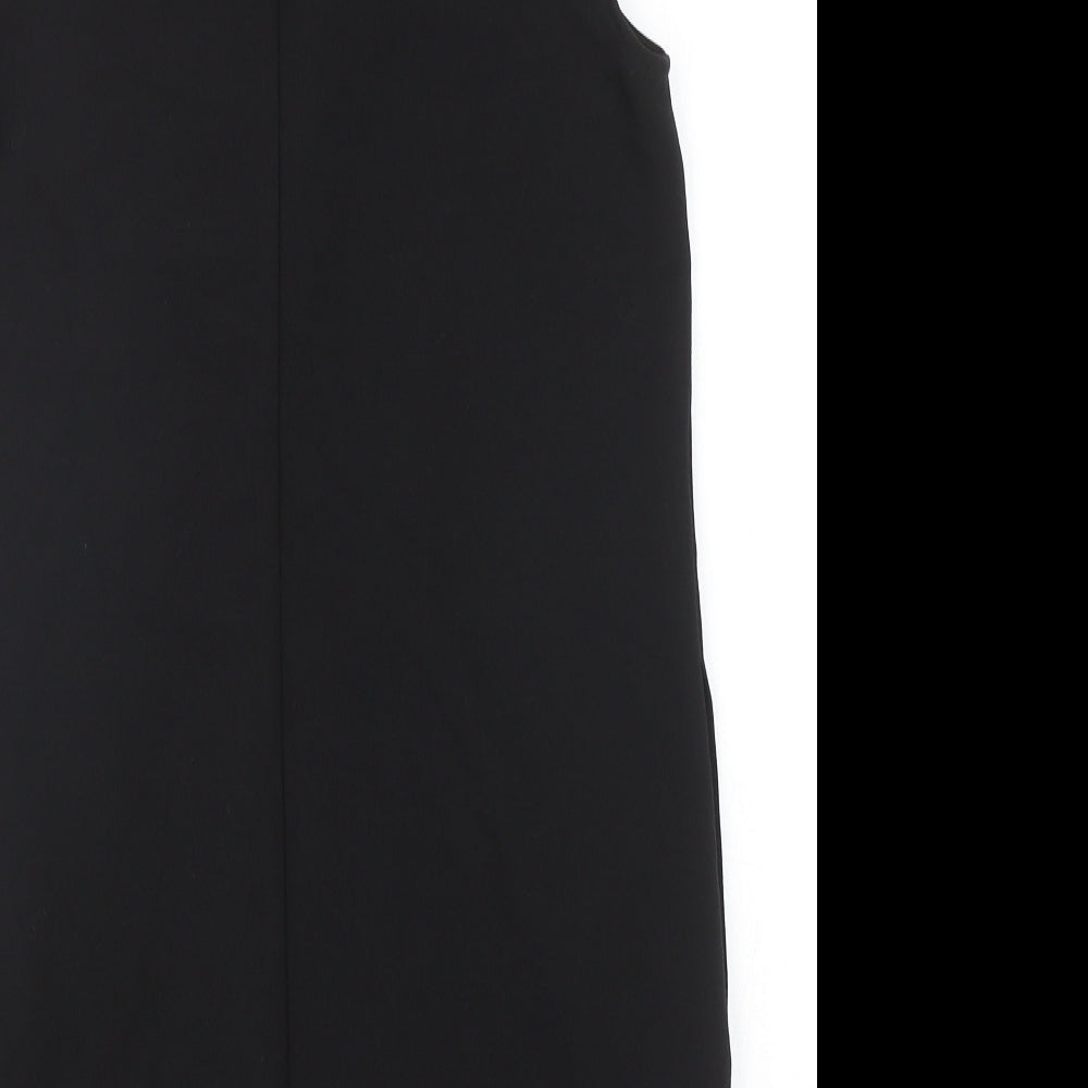 Papaya Womens Black Jacket Waistcoat Size 8