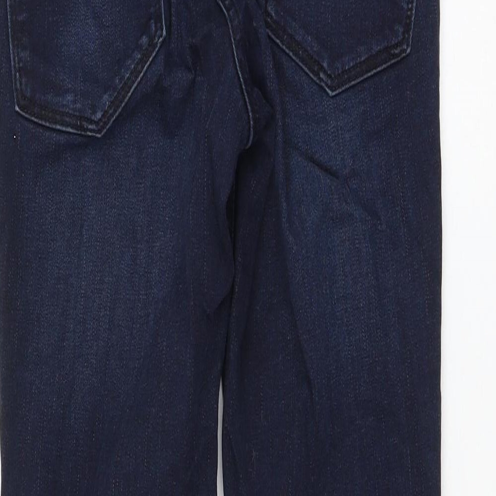 Preworn Womens Blue Polyester Skinny Jeans Size 10 L28 in Regular Zip