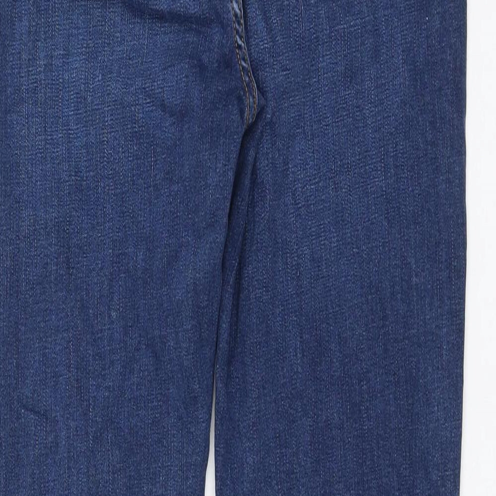 Preworn Womens Blue Polyester Skinny Jeans Size 30 in L28 in Regular Zip