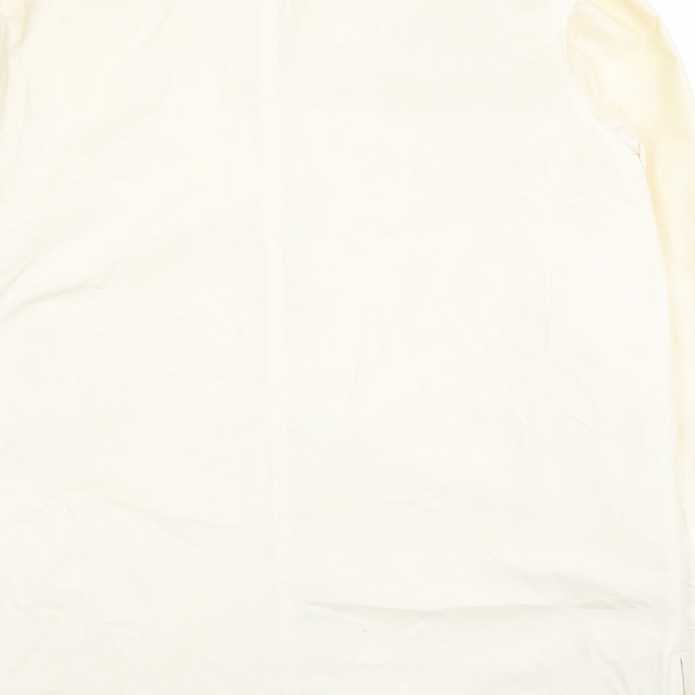 Astraka Womens Ivory Pea Coat Coat Size M Zip