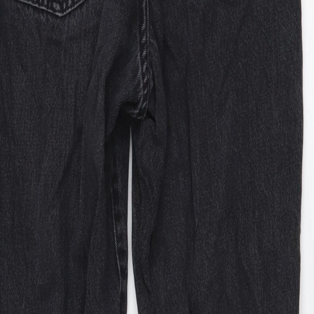 Dr. Denim Womens Grey Cotton Mom Jeans Size 24 in L30 in Regular Button