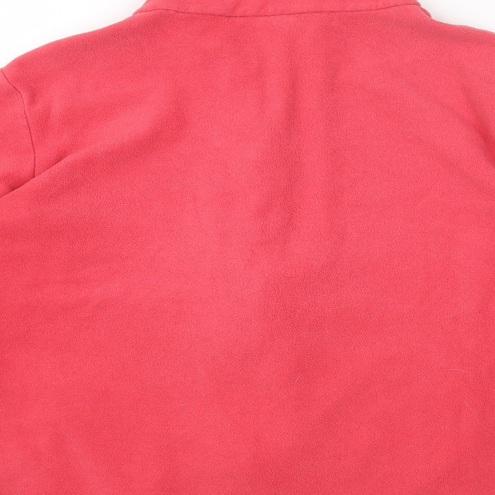 Marks & Spencer Womens Red Jacket Size 16 Zip