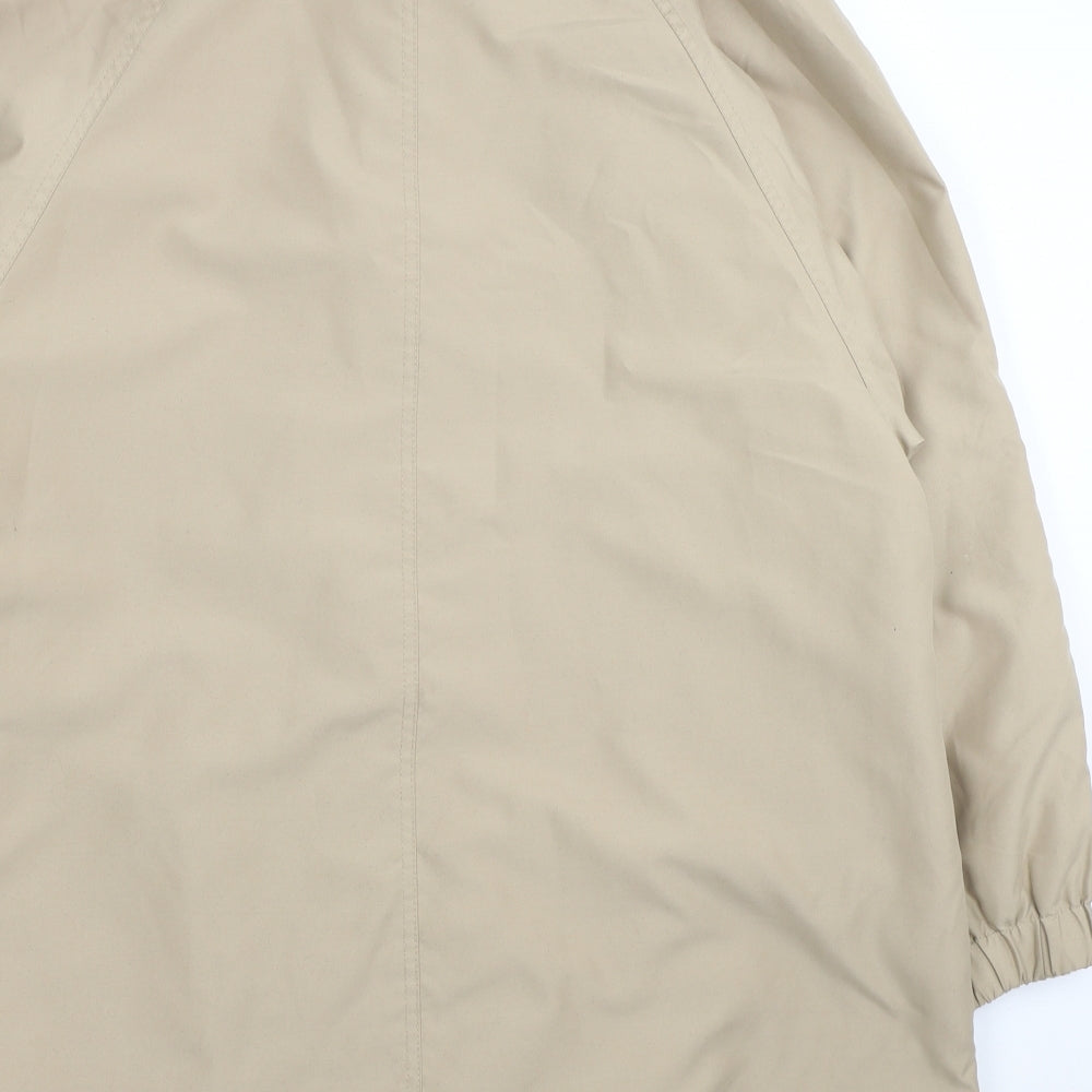 Marks & Spencer Womens Beige Trench Coat Coat Size 14 Button