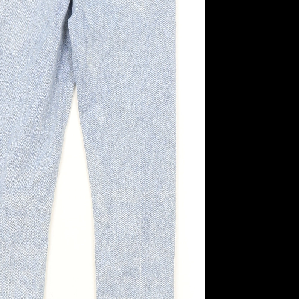 ASOS Womens Blue Cotton Skinny Jeans Size 26 in L30 in Regular Zip