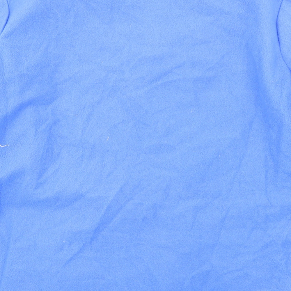 Anne De Lancay Womens Blue Jacket Coat Size L Button