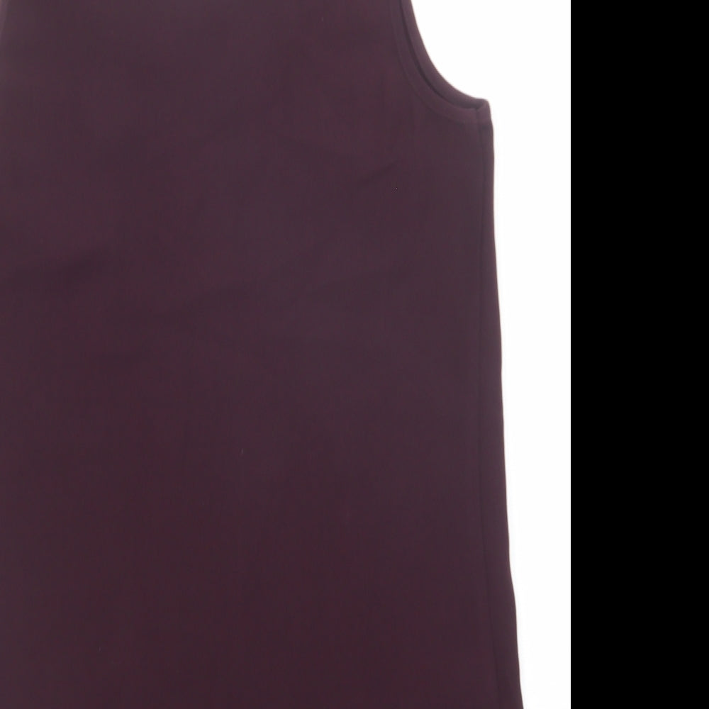 NEXT Womens Purple Nylon Basic Tank Size 6 Scoop Neck