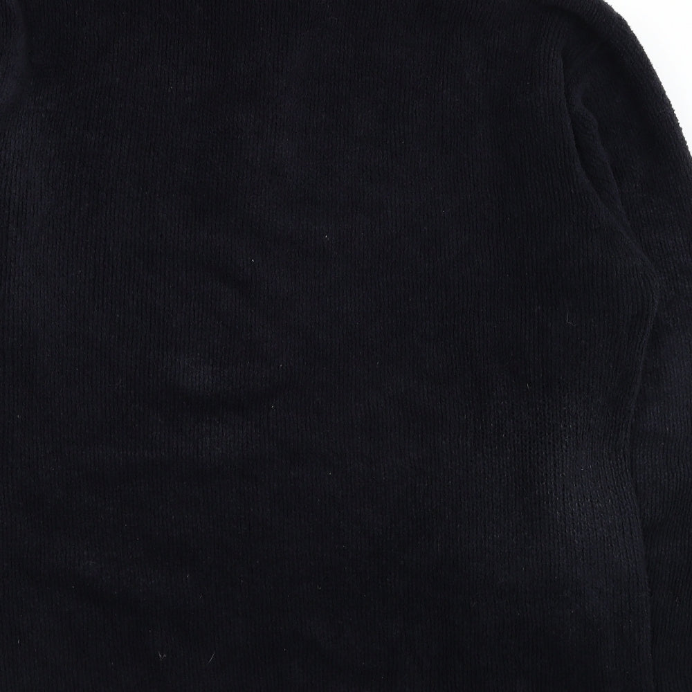 Cutting Edge Womens Black Polyester Pullover Sweatshirt Size XL Pullover