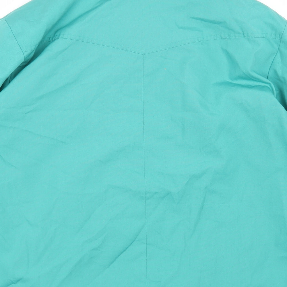 David Barry Womens Green Jacket Coat Size 10 Button