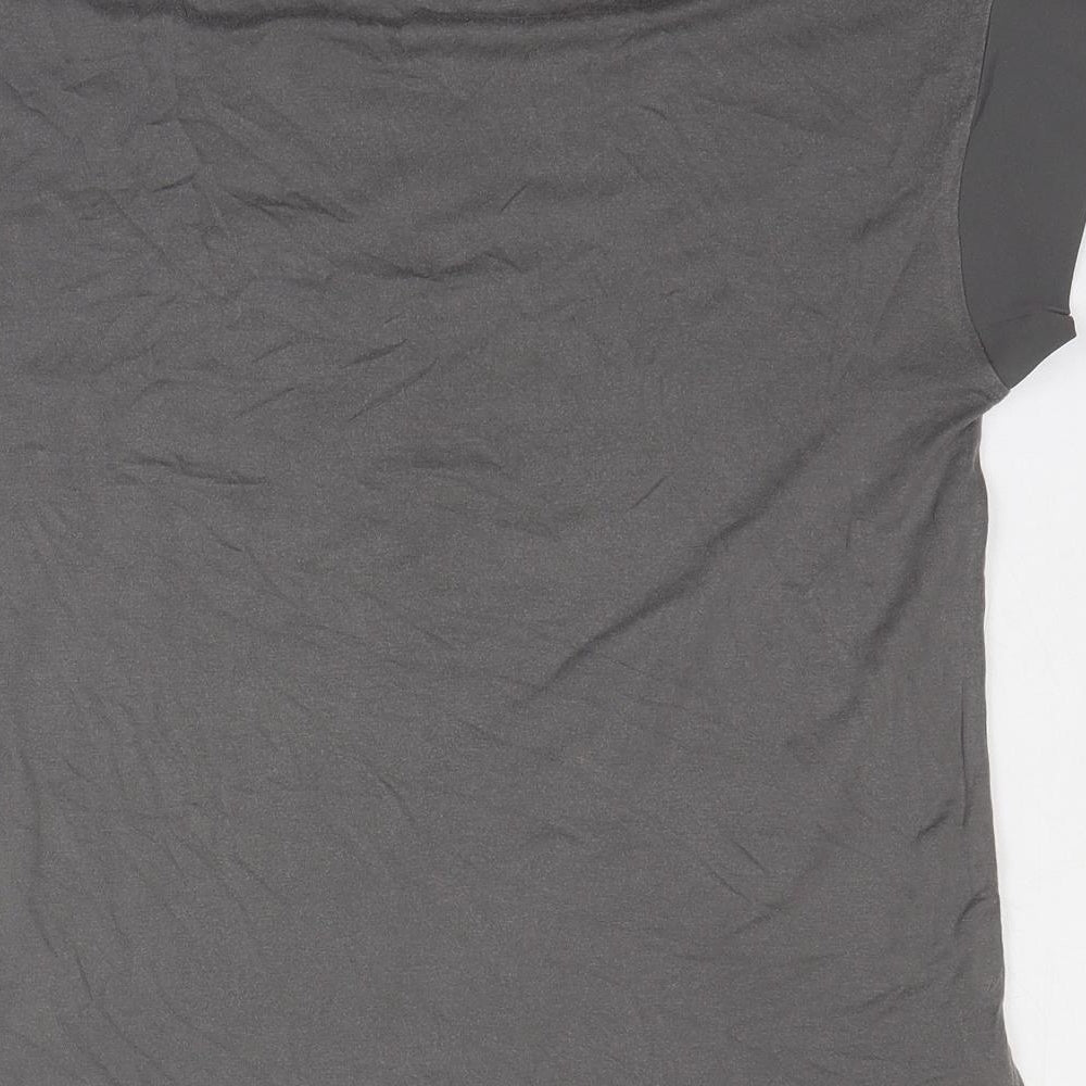 Sonder Studio Womens Grey Lyocell Basic T-Shirt Size 12 Round Neck