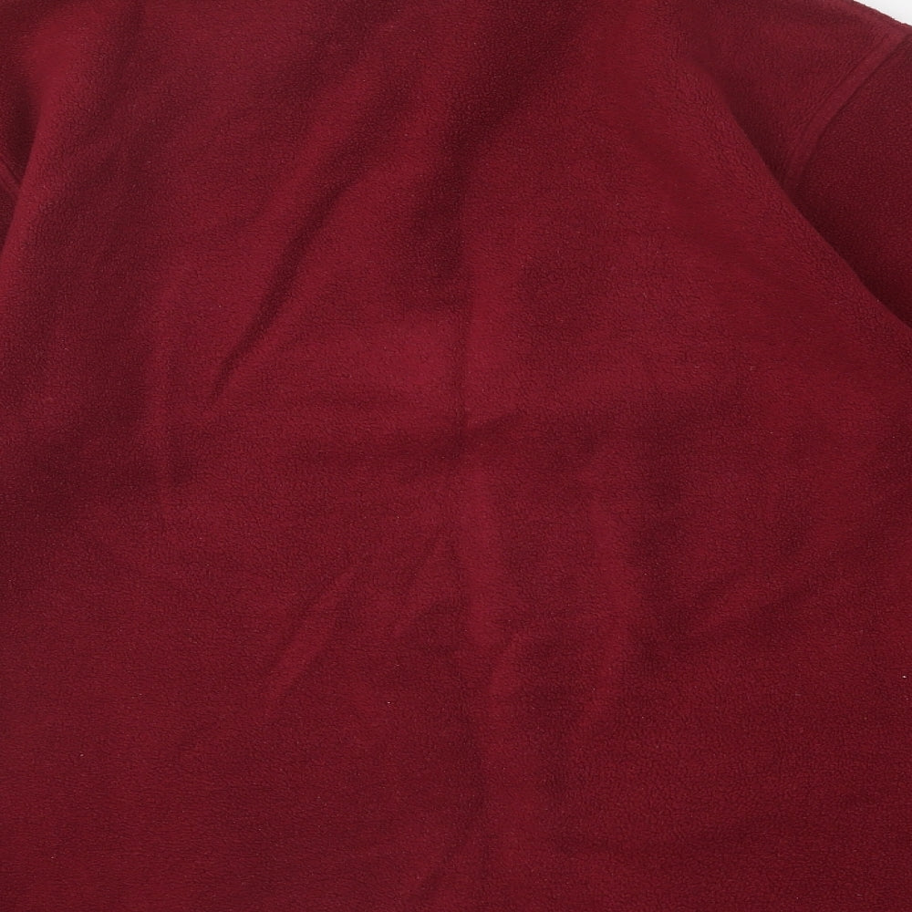 Preworn Mens Red Polyester Pullover Sweatshirt Size S