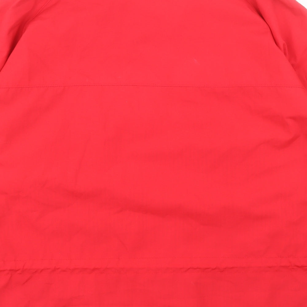 Littlewoods Womens Red Jacket Size M Zip