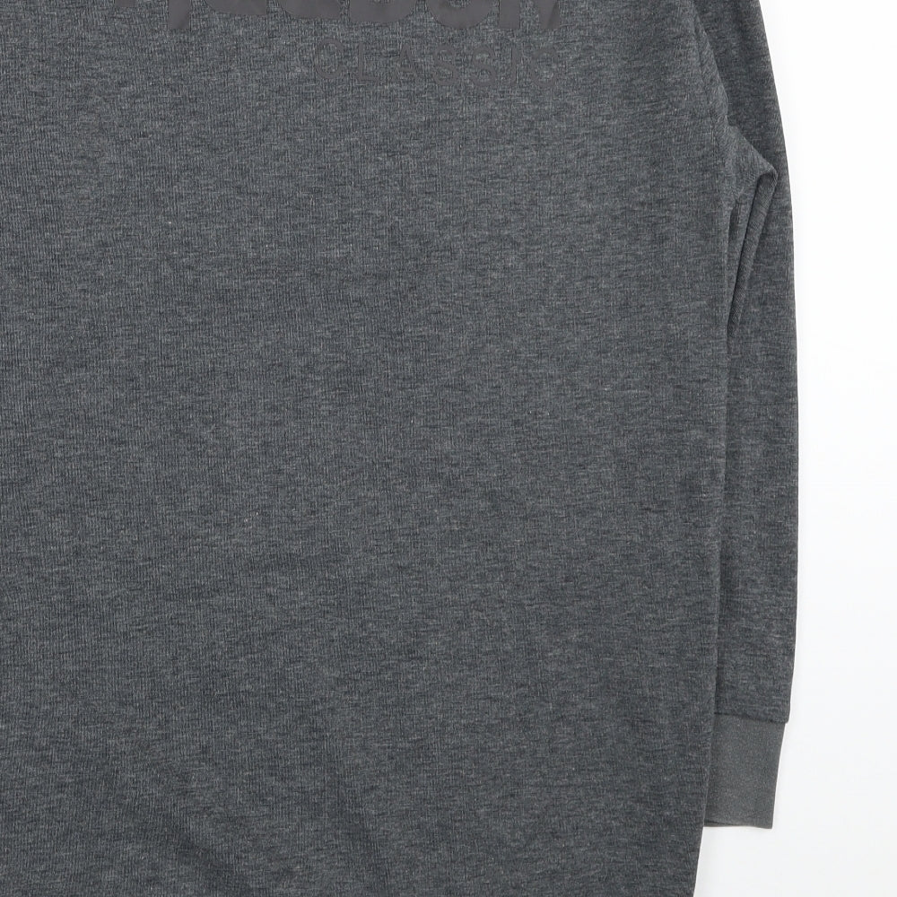 Reebok Womens Grey Polyester Tunic Sweatshirt Size 8 Pullover - Size 8-10