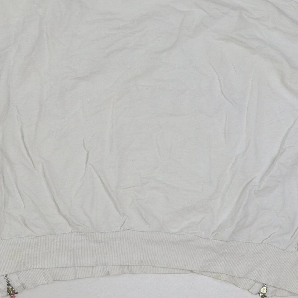 Select Womens White Polyester Pullover Sweatshirt Size 12 Pullover - CBA with you